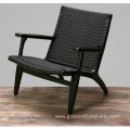 Solid Wood Frame CH25 Easy Chair